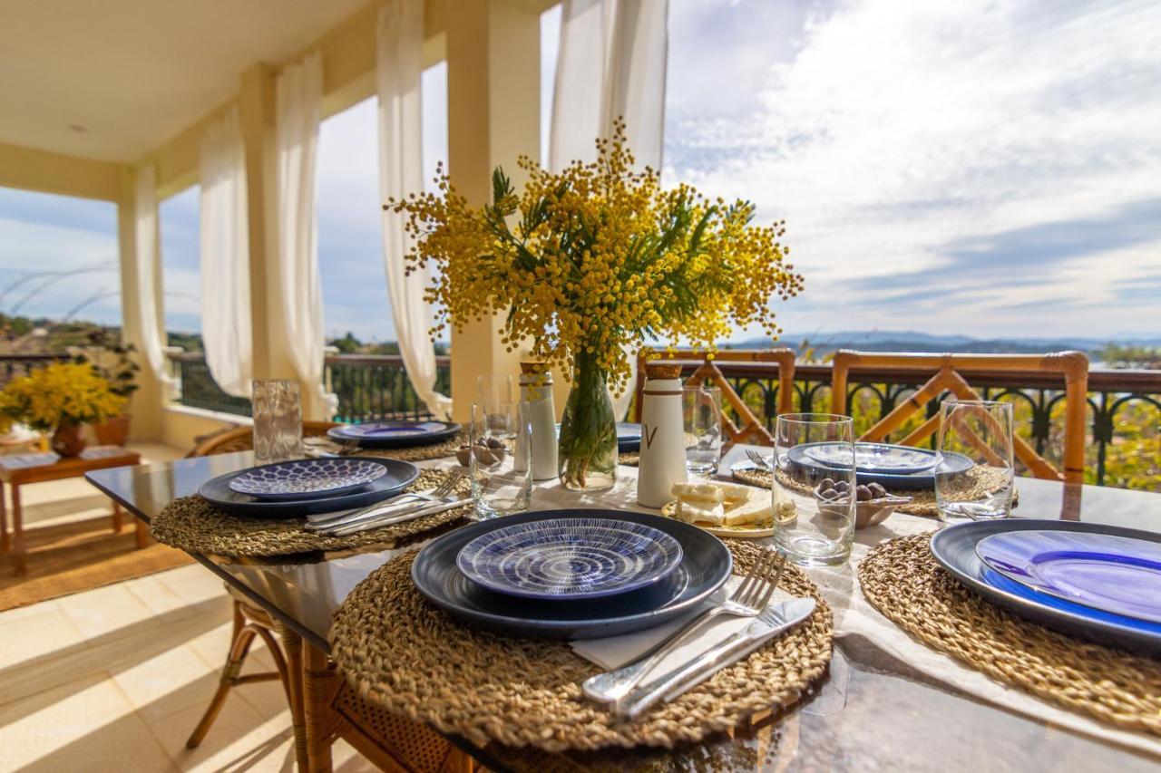 포르토헬리 House With Amazing Ocean View And Patio - Pool 빌라 외부 사진