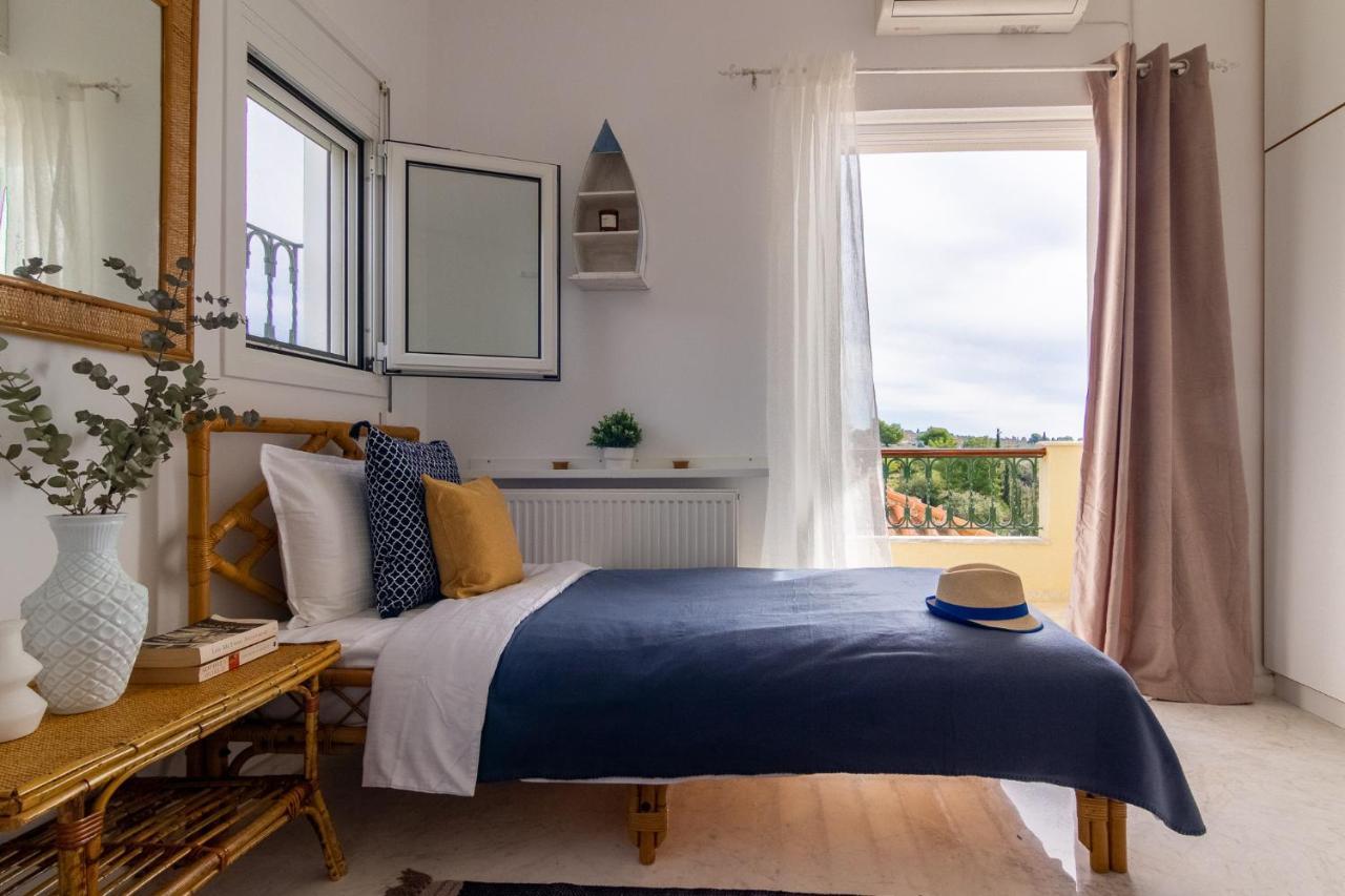 포르토헬리 House With Amazing Ocean View And Patio - Pool 빌라 외부 사진